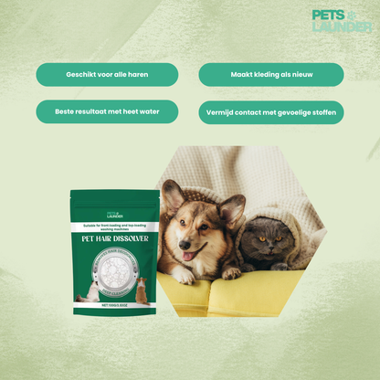 Huisdierhaar Oplosser voor de Was (12 Stuks) - Verwijdert Honden en Kattenhaar tijdens het Wassen