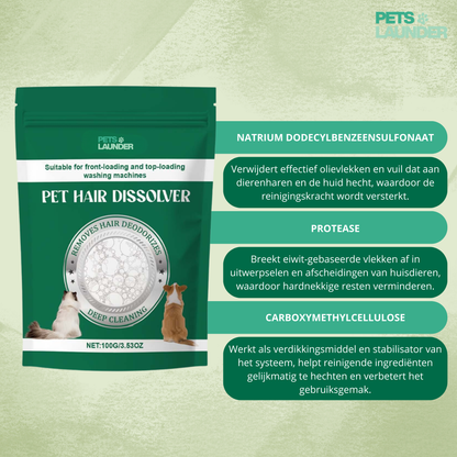 Huisdierhaar Oplosser voor de Was (12 Stuks) - Verwijdert Honden en Kattenhaar tijdens het Wassen