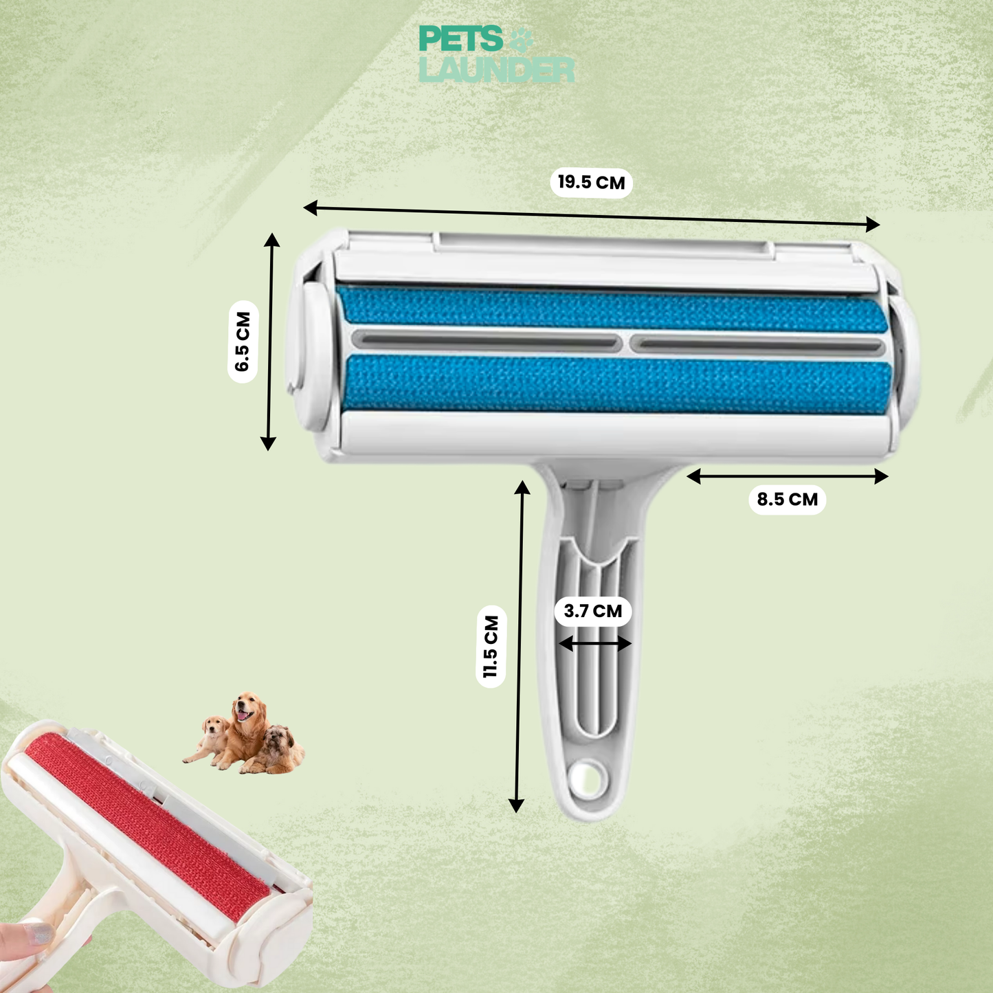 Pluizenverwijderaar voor Hondenhaar & Kattenhaar